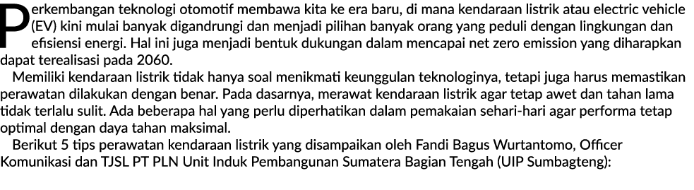 Perkembangan teknologi otomotif membawa kita ke era baru, di mana kendaraan listrik atau electric vehicle (EV) kini m...