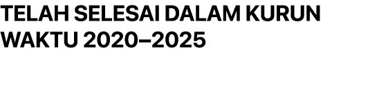 TELAH SELESAI DALAM KURUN WAKTU 2020–2025