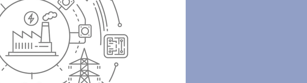 A black and white drawing of a factory with a circle in the center. AI generated content